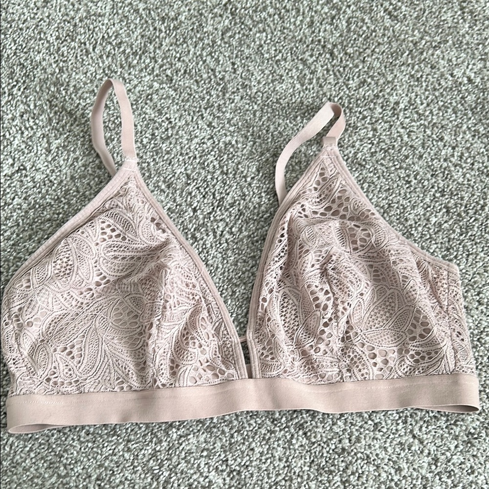 Lace Bralette in dusty rose